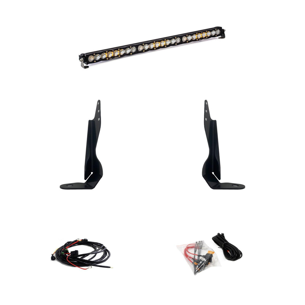Baja Designs S8 30 Inch Grille Light Bar Kit | 2020-22 Sierra GMC 2500HD/3500HD