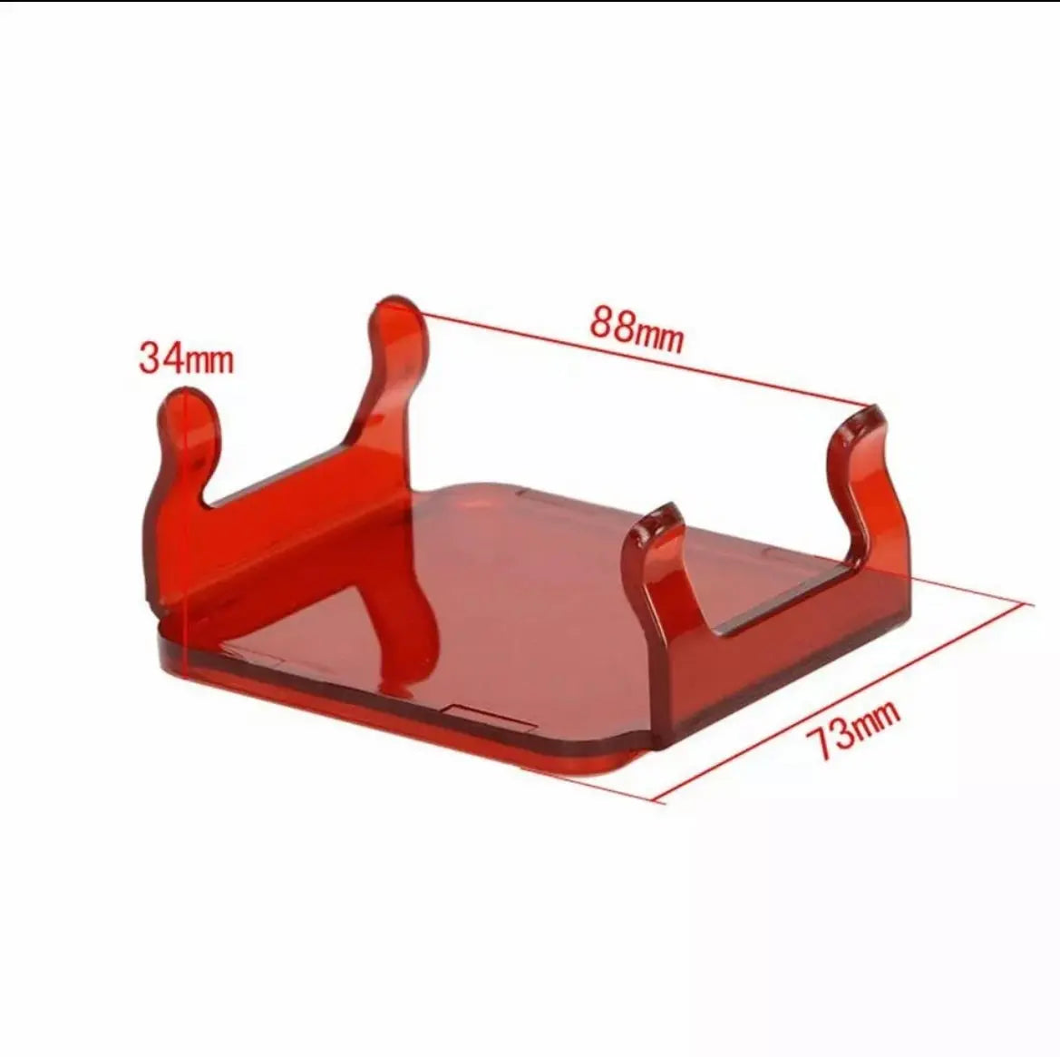 (4) Pieces Red LED Pod Cover - safesled