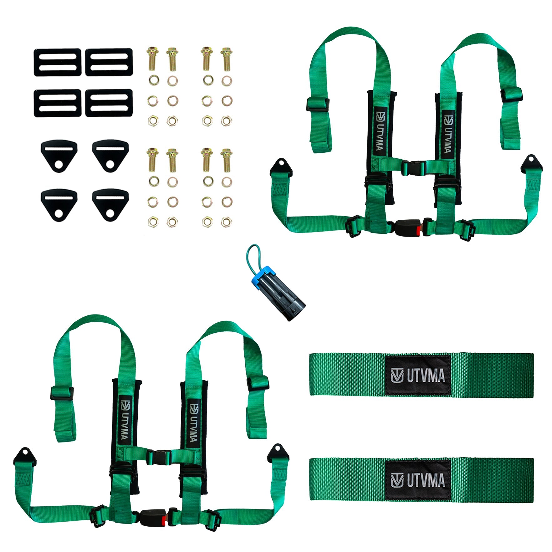 Two Harness Pack Auto Buckle with Harness Collars