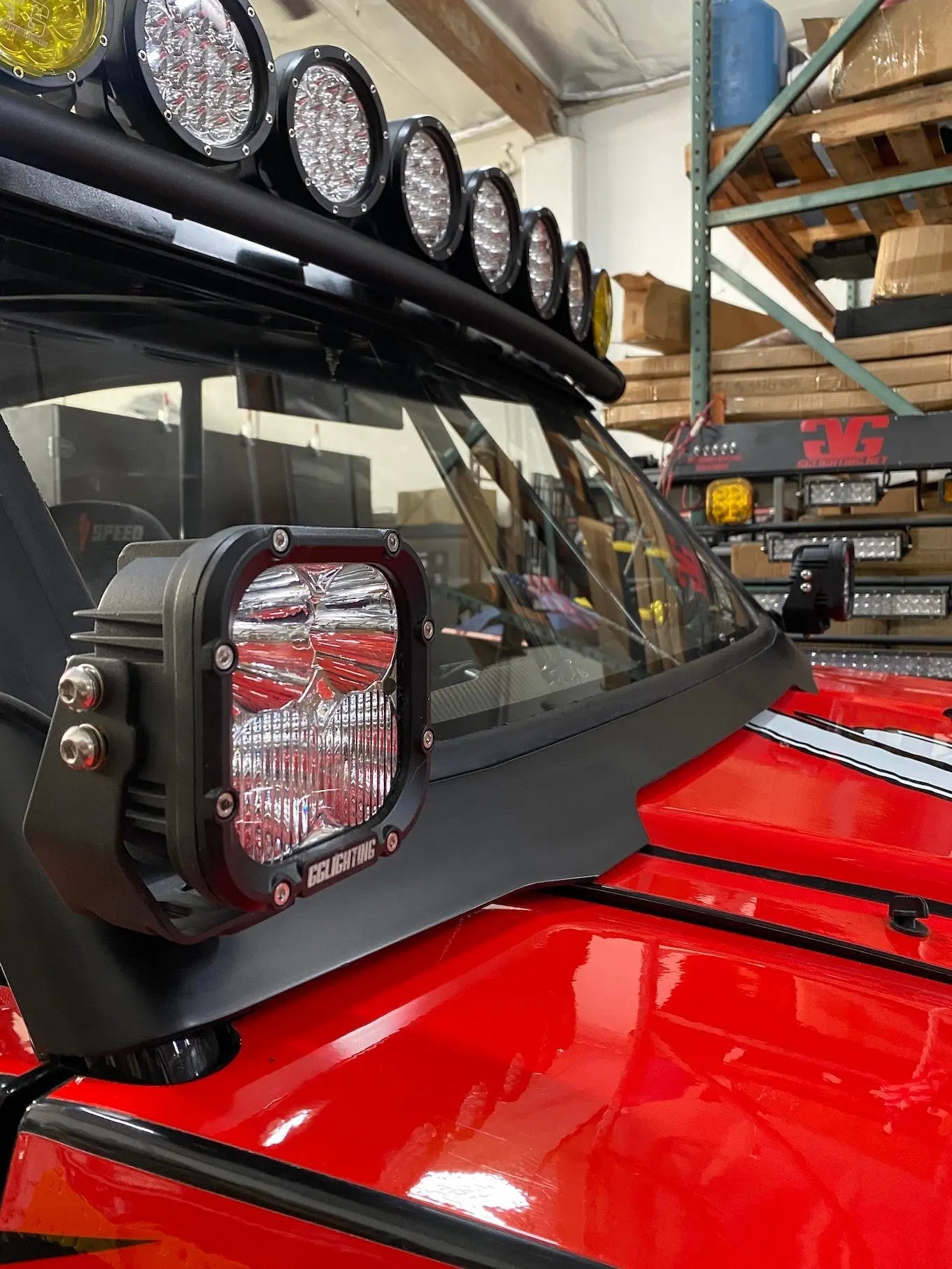 Speed UTV Pillar Pod Mounts For Windshield - safesled