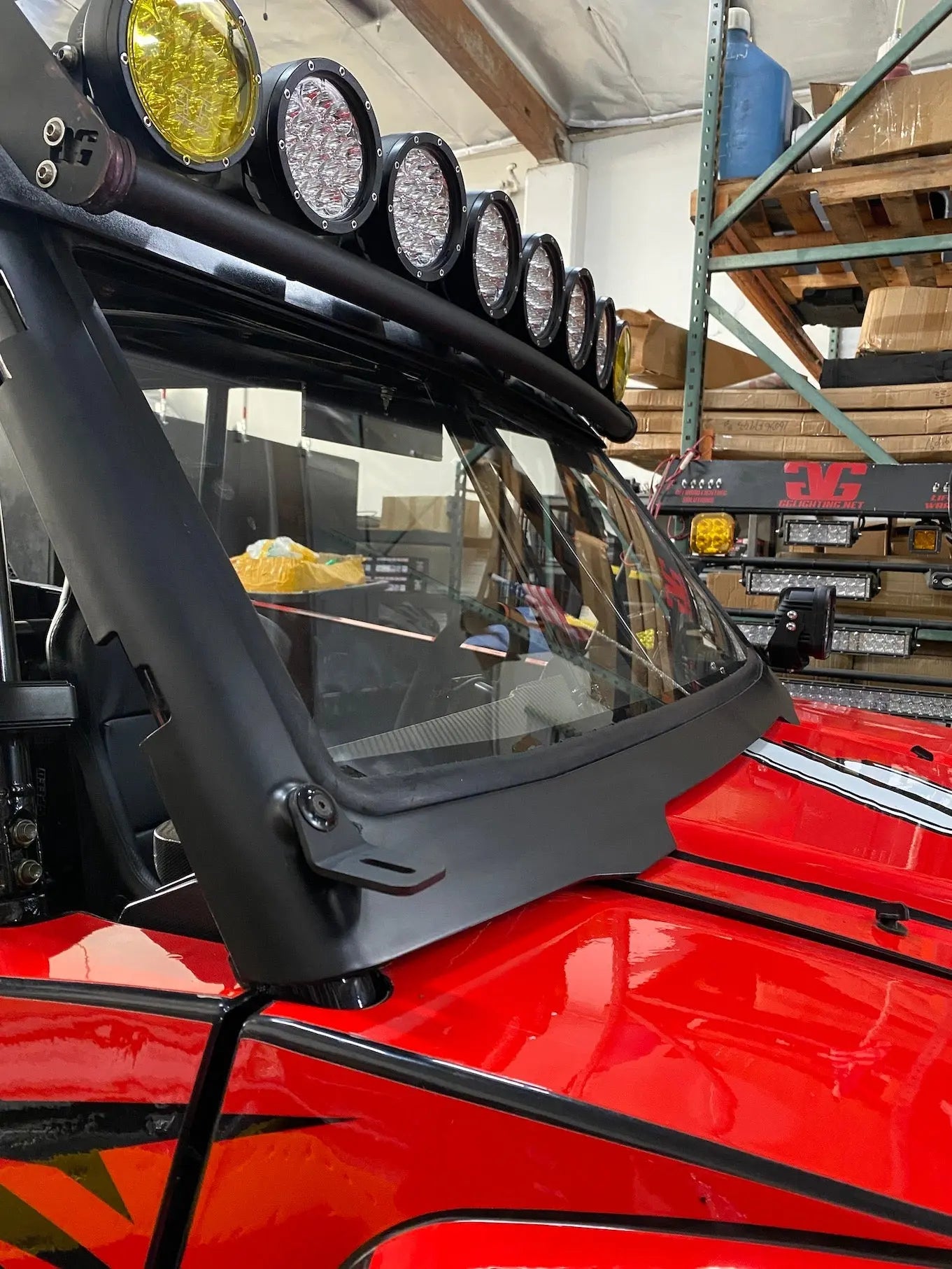 Speed UTV Pillar Pod Mounts For Windshield - safesled