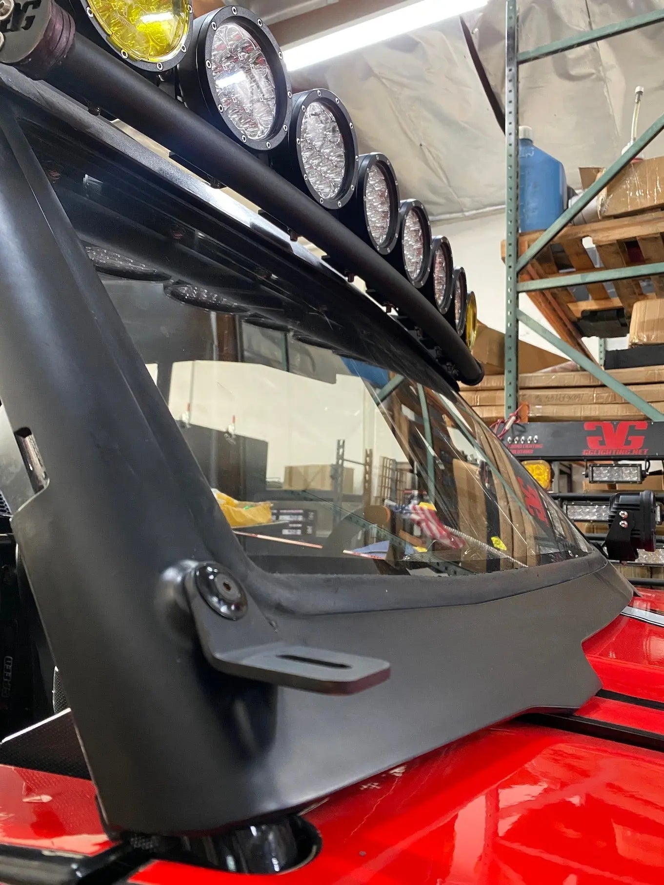 Speed UTV Pillar Pod Mounts For Windshield - safesled