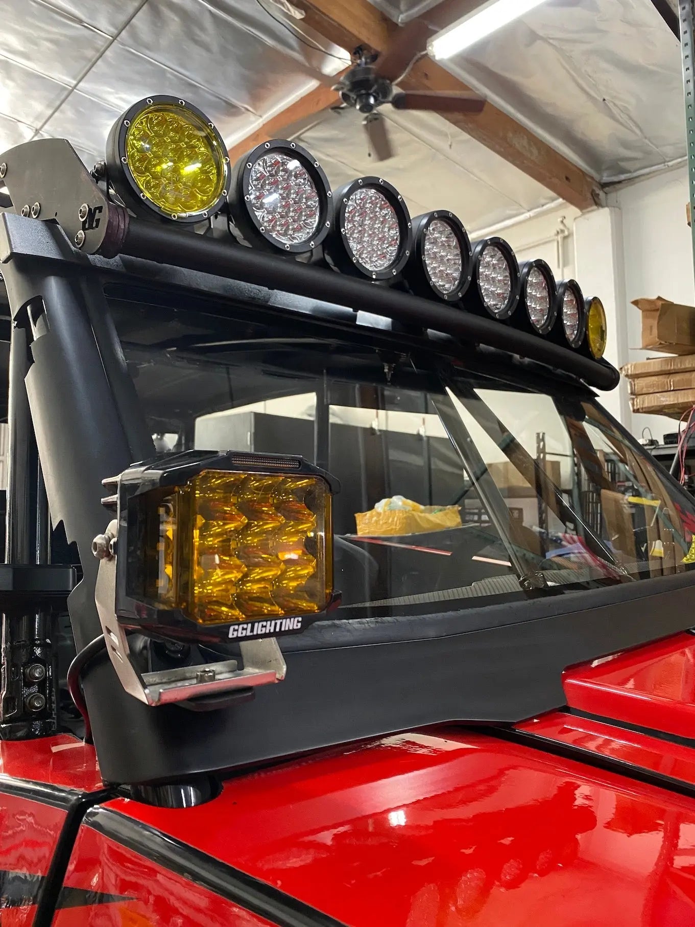 Speed UTV Pillar Pod Mounts For Windshield - safesled