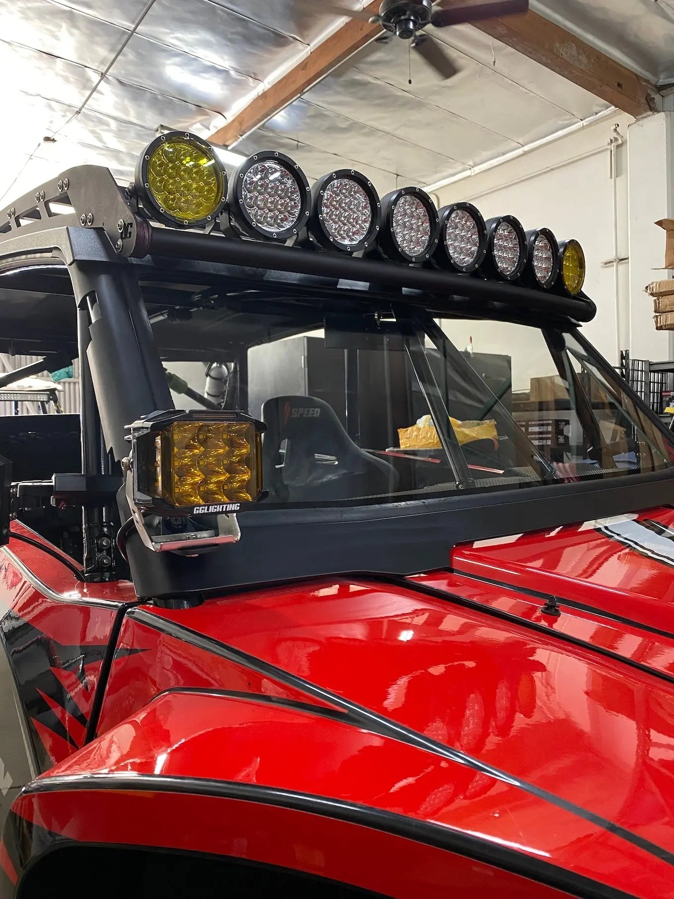 Speed UTV Pillar Pod Mounts For Windshield - safesled