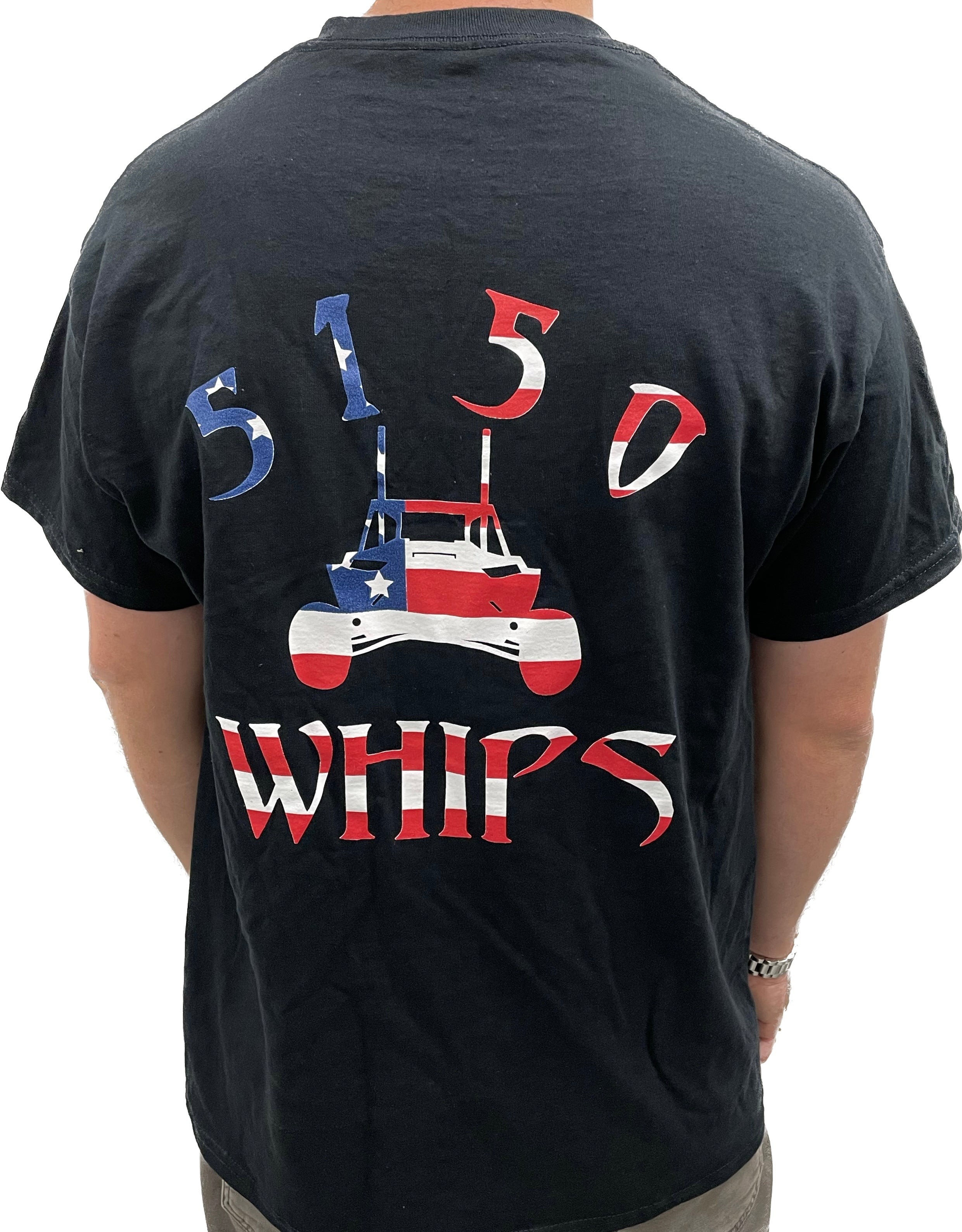 5150 T-Shirt Black RWB Logo 5150 Whips