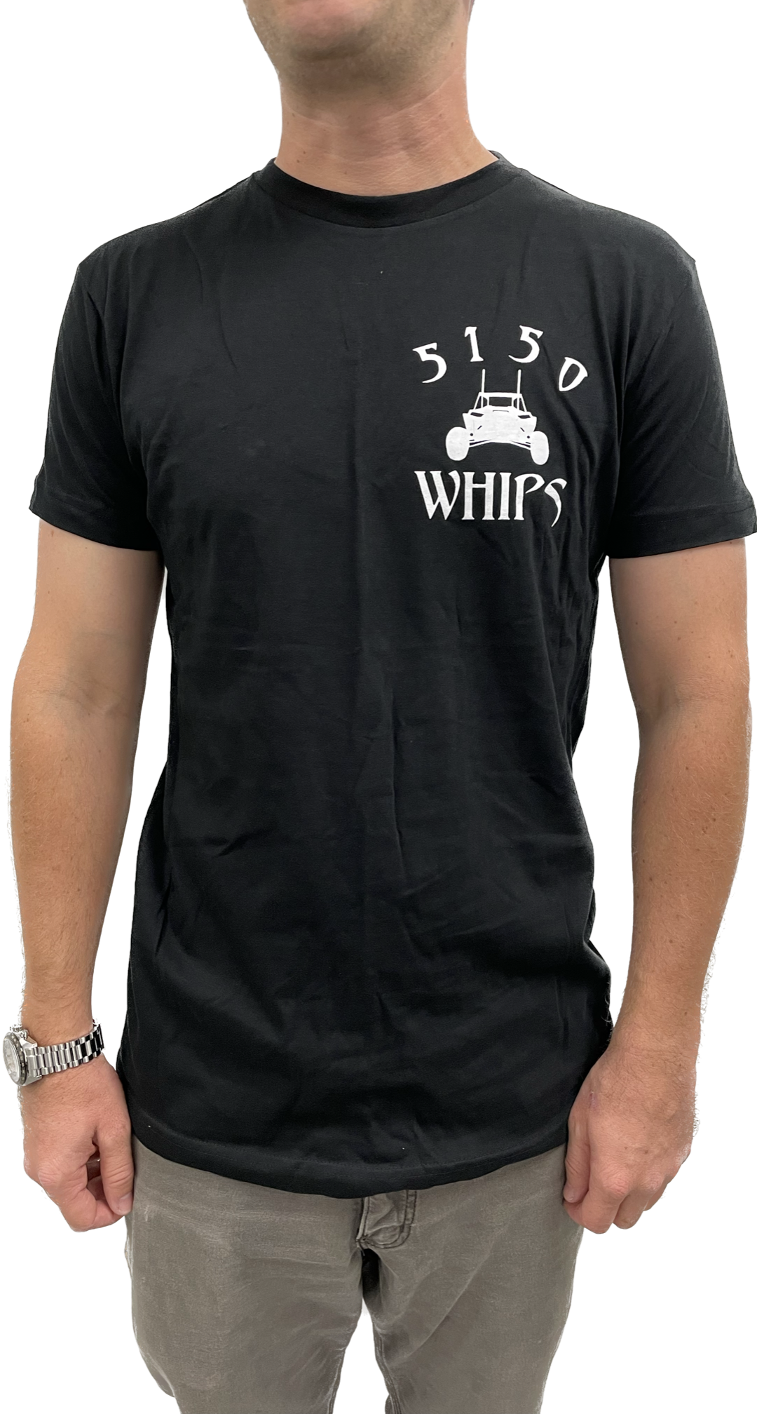 5150 T-Shirt Black and White 5150 Whips