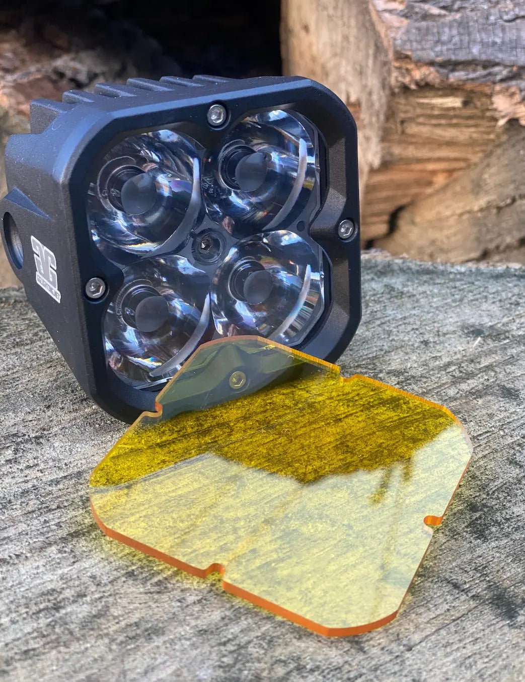 Race Pod Lens Amber - safesled