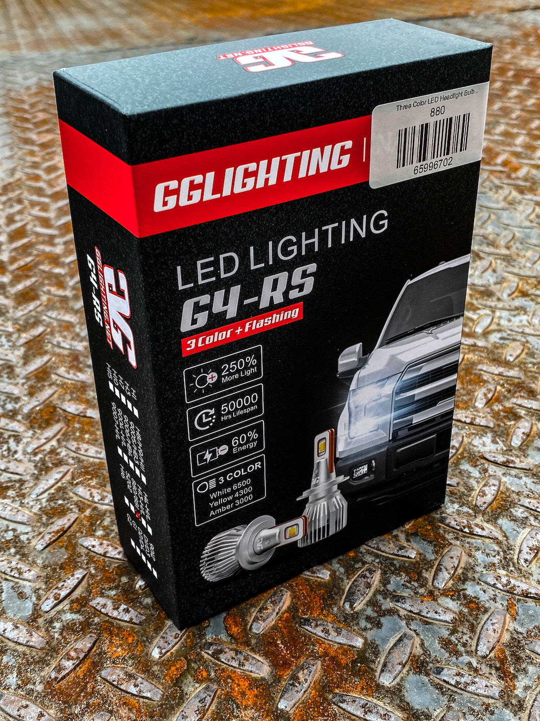 G4-RS 3 Color LED Headlight Bulbs White/Yellow/Amber