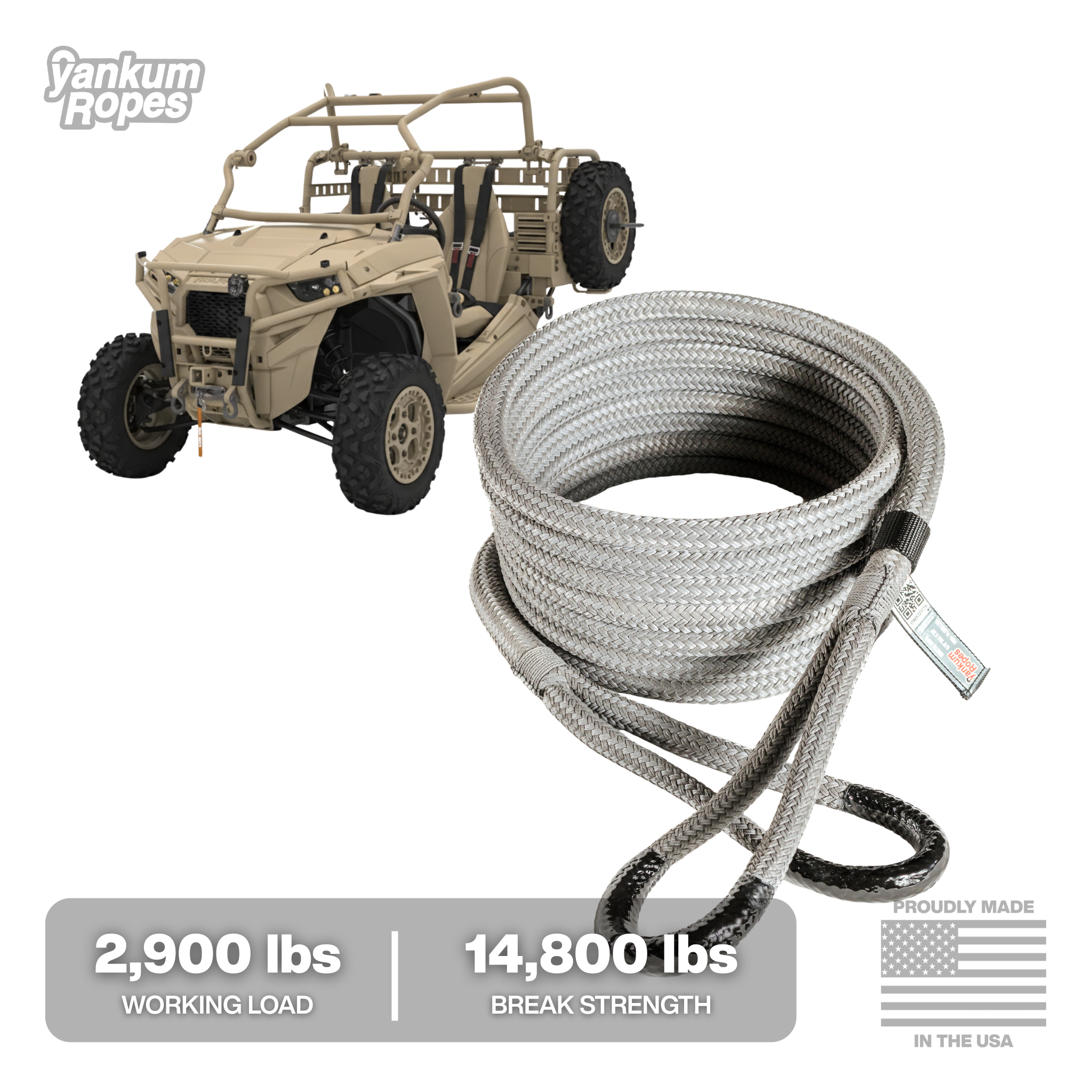 5/8” Kinetic Recovery Rope “Viper”