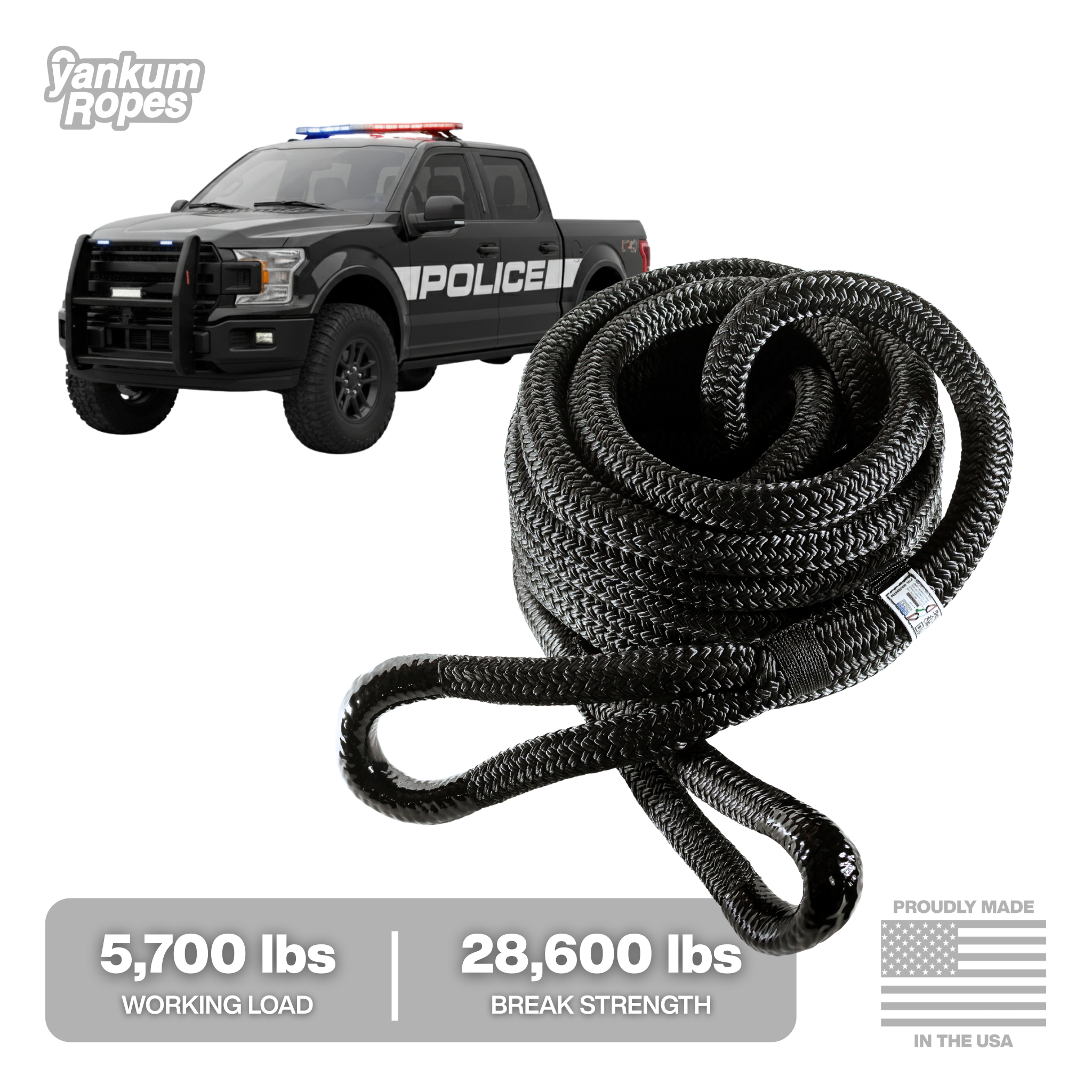 Kinetic Recovery Rope - Military