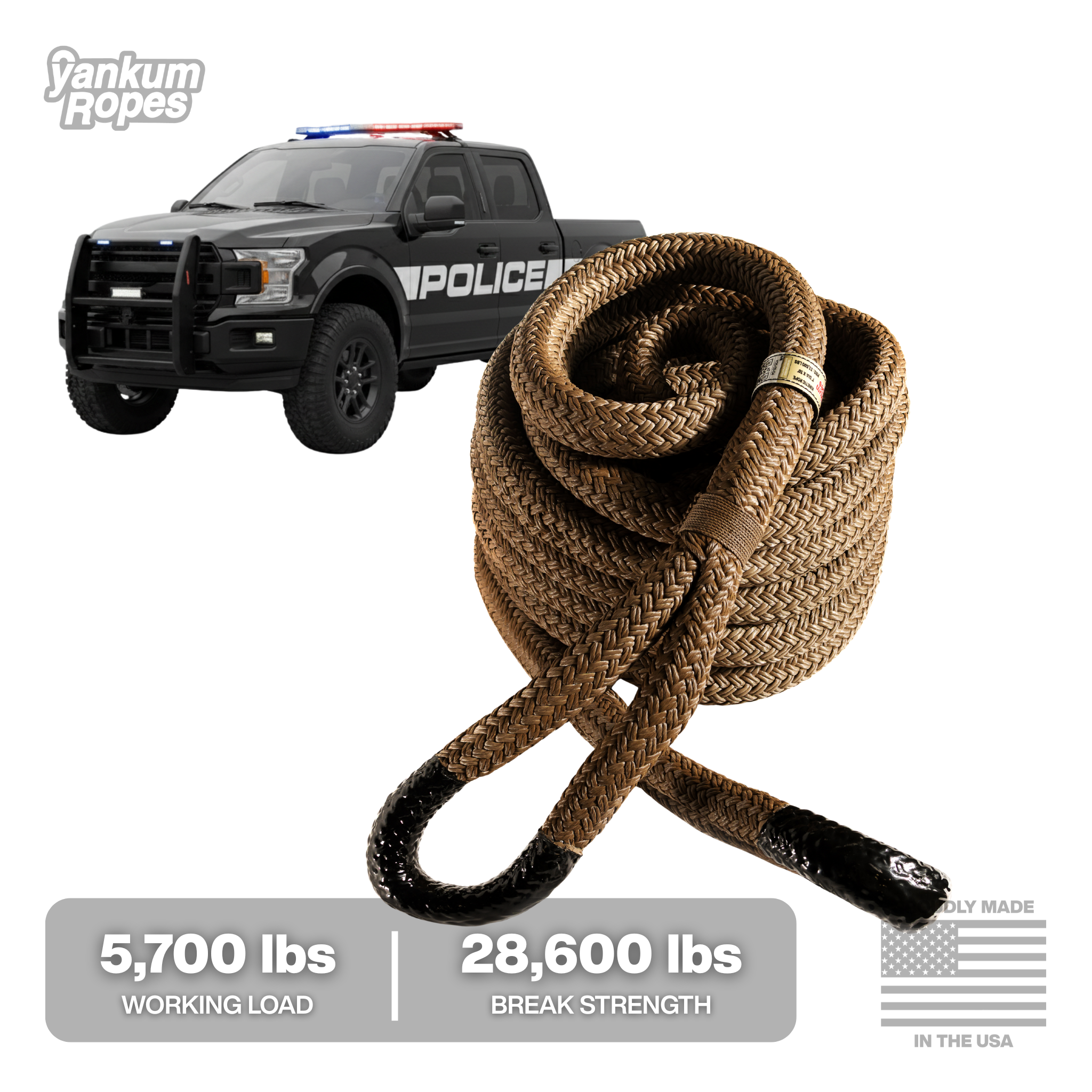 Kinetic Recovery Rope - Military