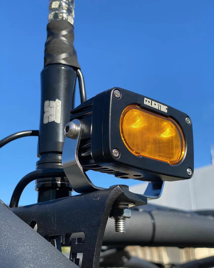 GP10 Flood Offroad LED Pod Amber - safesled