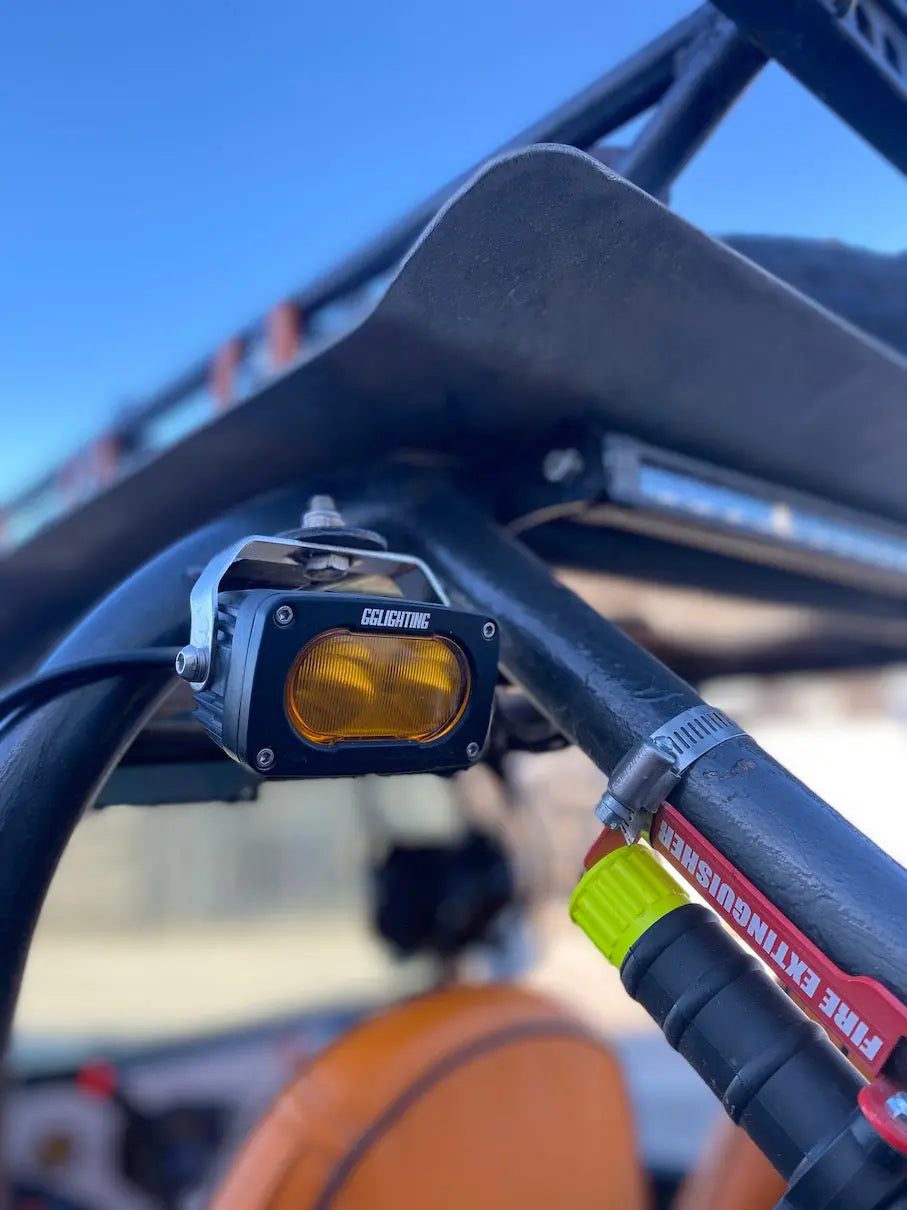 GP10 Flood Offroad LED Pod Amber - safesled