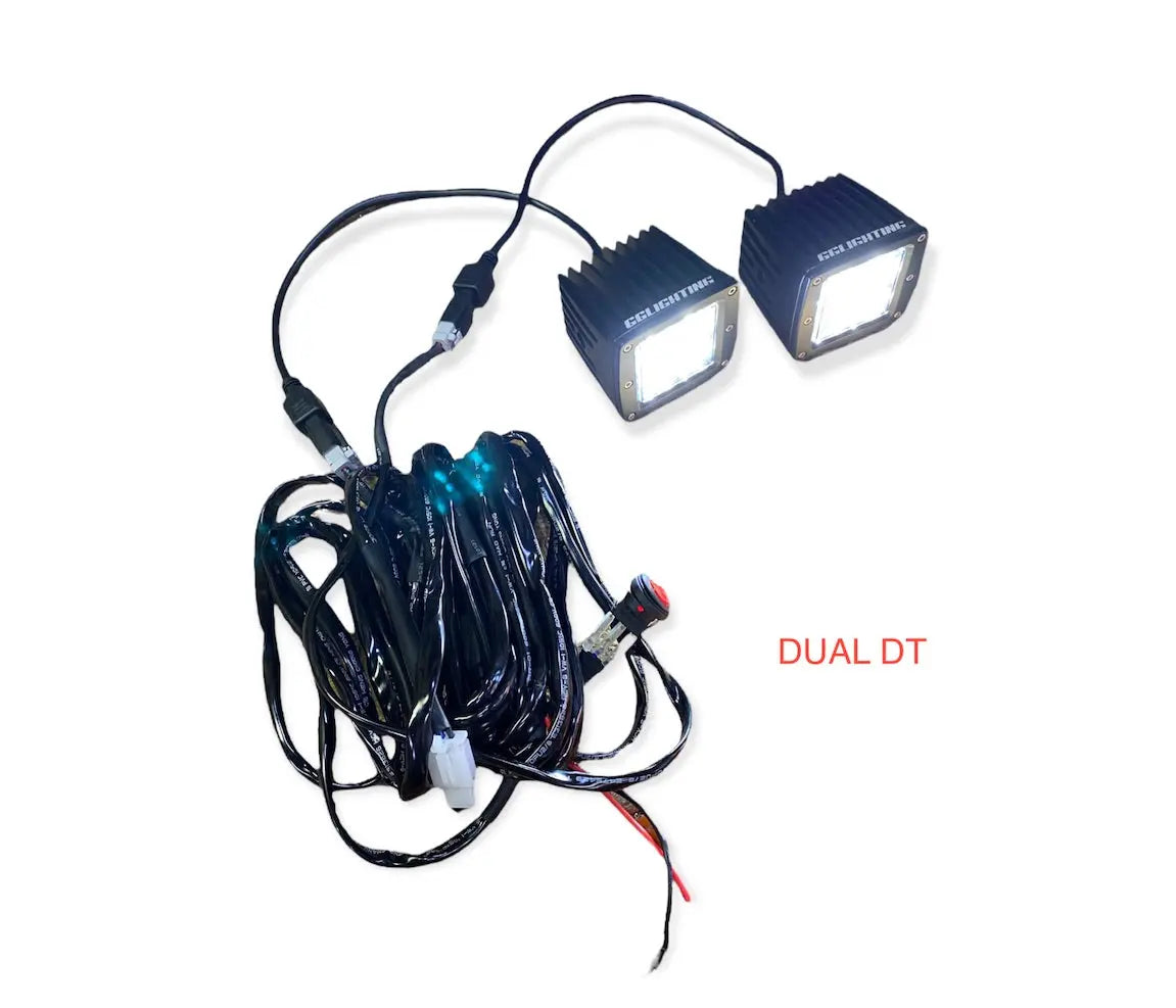Dual Offroad Light Relay Harness - safesled
