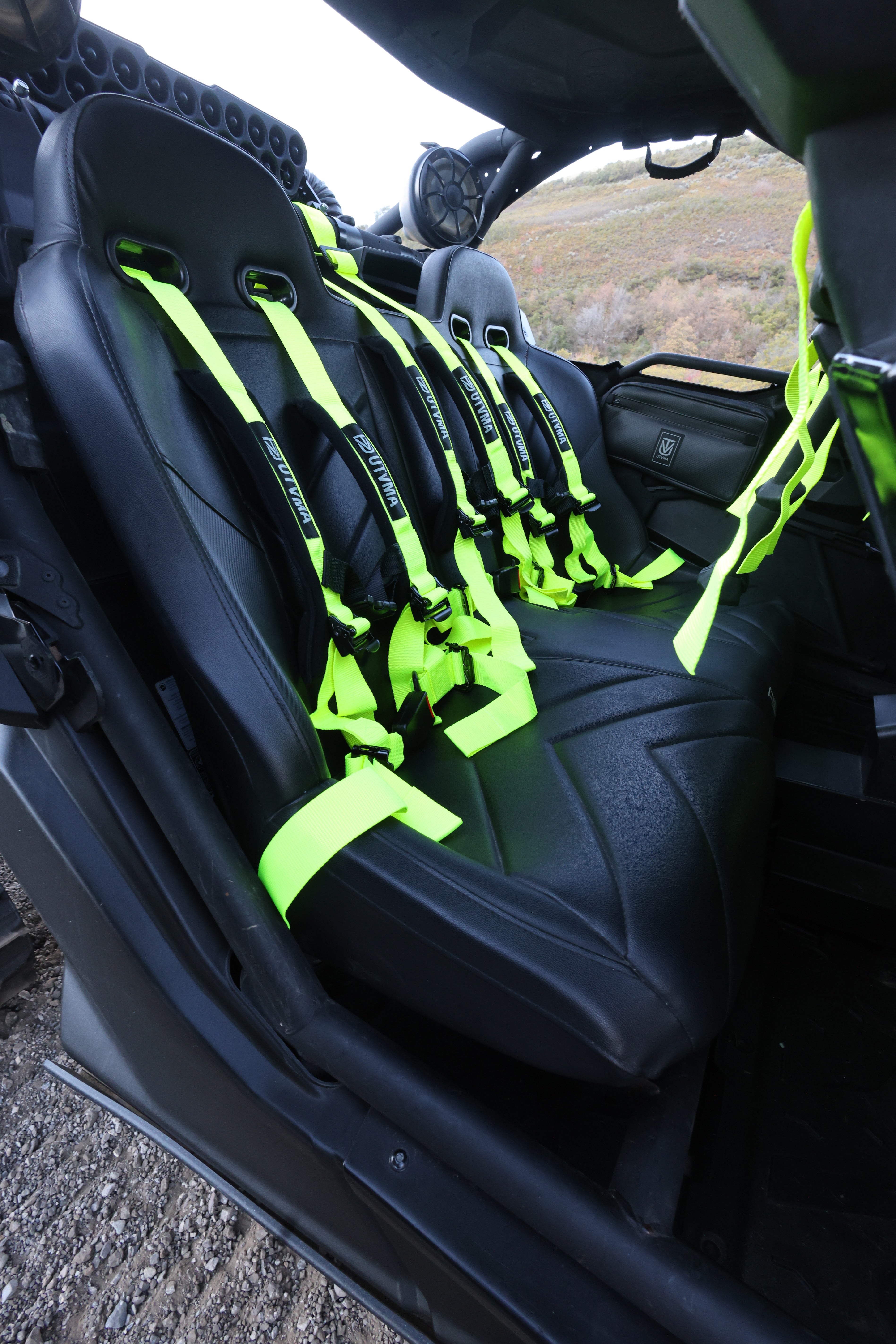 Maverick X3 Rear Bench Seat W Harnesses (2017+)