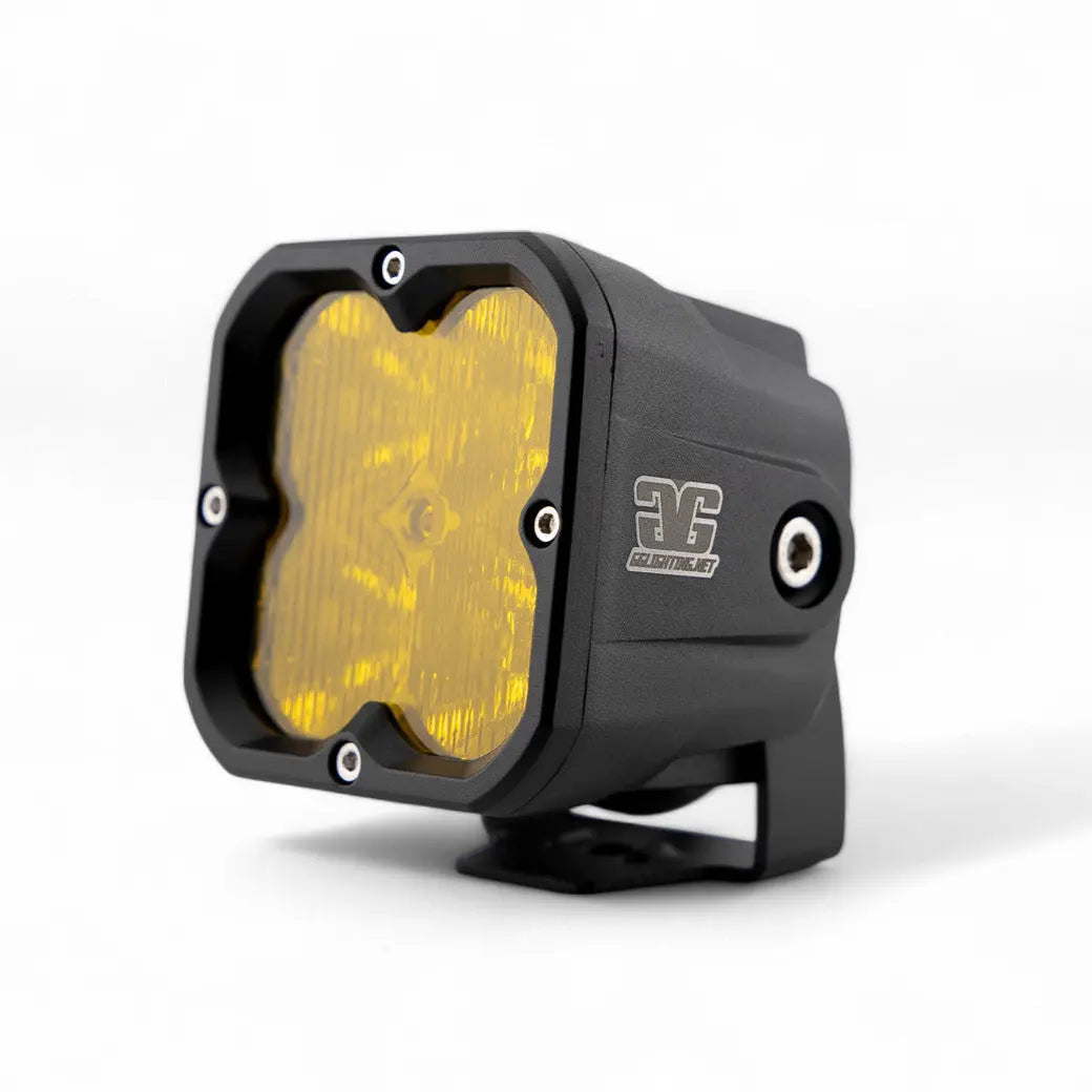 Amber Race Series Offroad Flood LED Pod - safesled