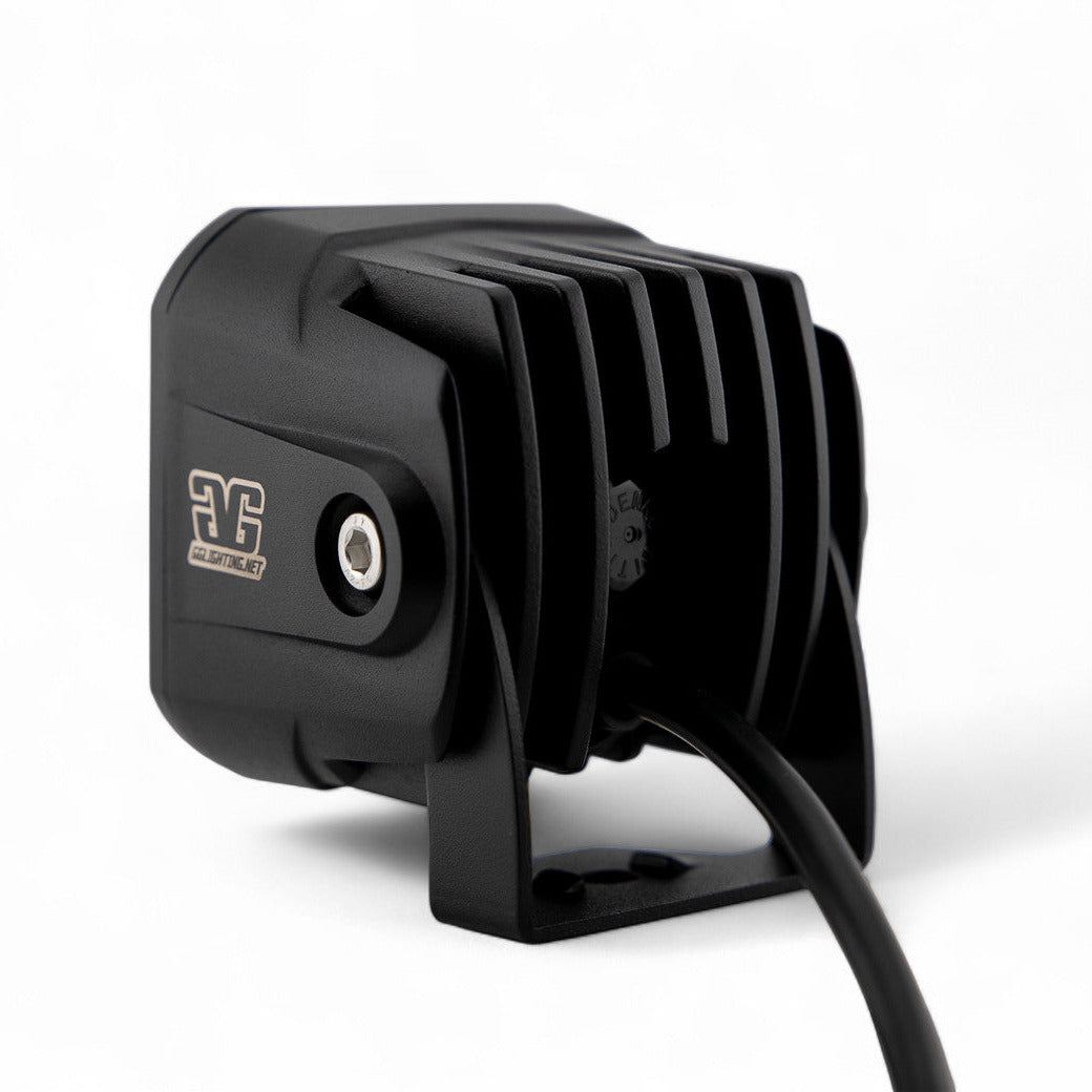 Amber Backlit Race Pod Bundle With Wiring Harness