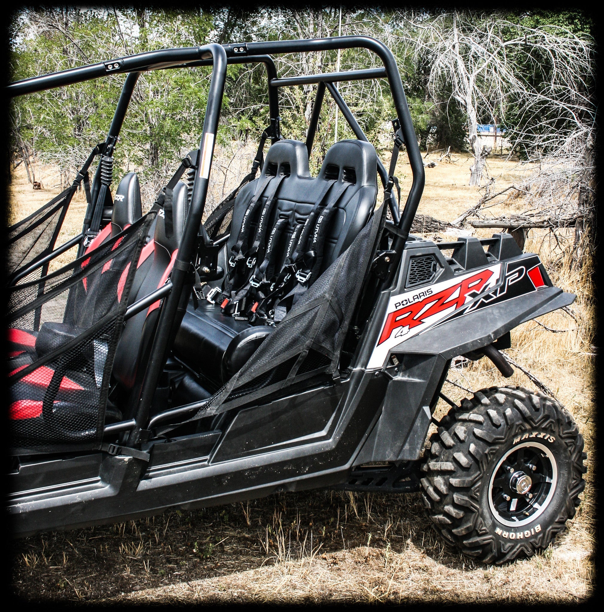 RZR 900/800 Rear Bench Seat W Harnesses (2010-2014)