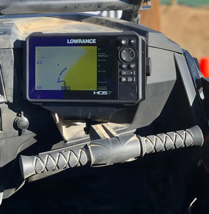RZR Grab Bar GPS Bracket - safesled