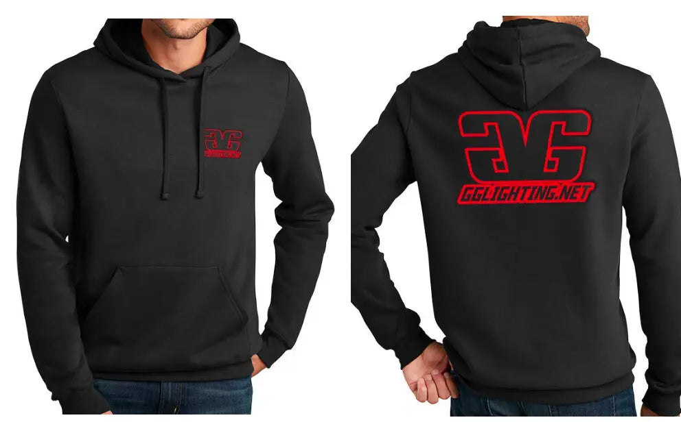 GGLighting Race Hoodie Black Size Large - safesled
