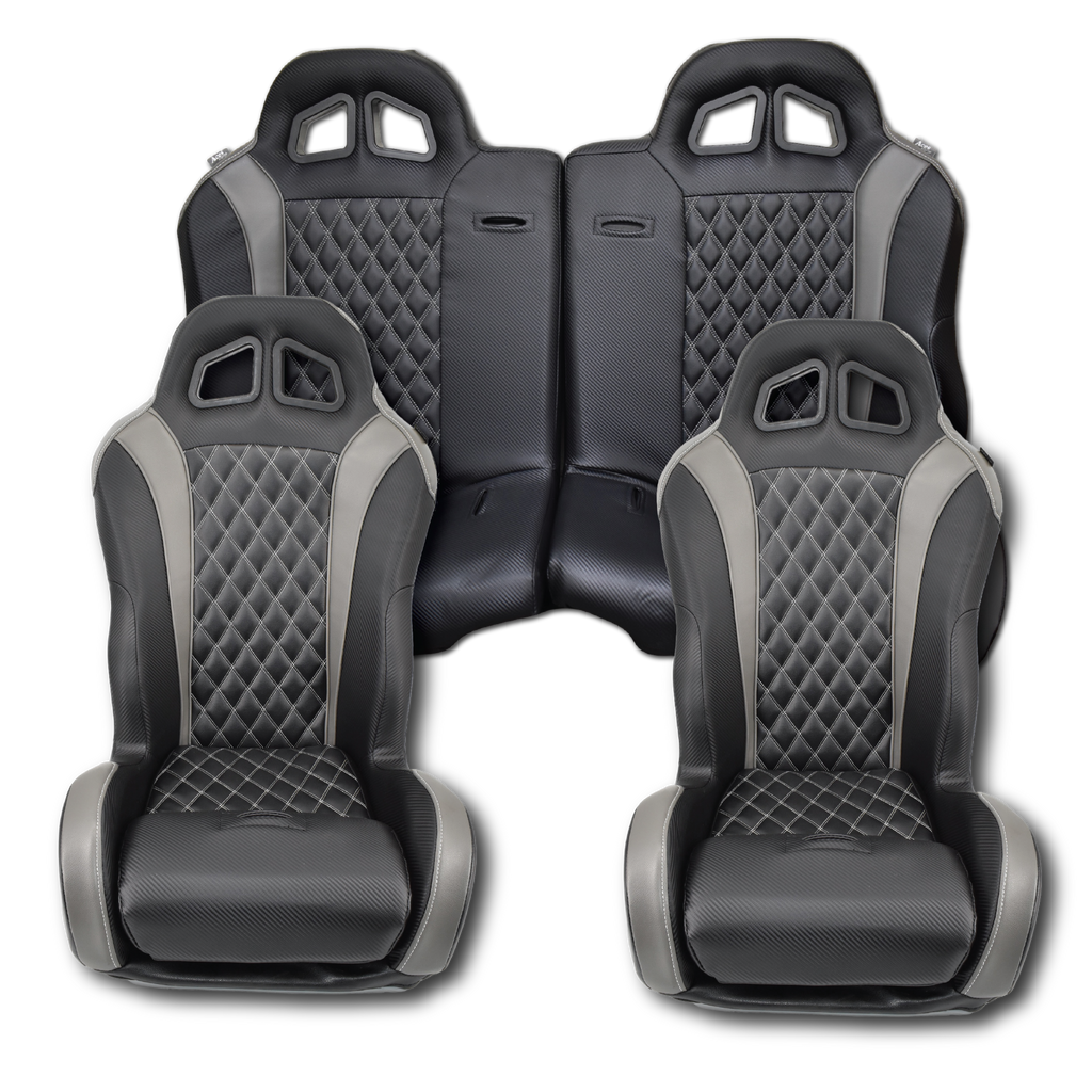 Aces Racing - 2024+ Polaris XP Bench Seat and Bucket Seat Combo