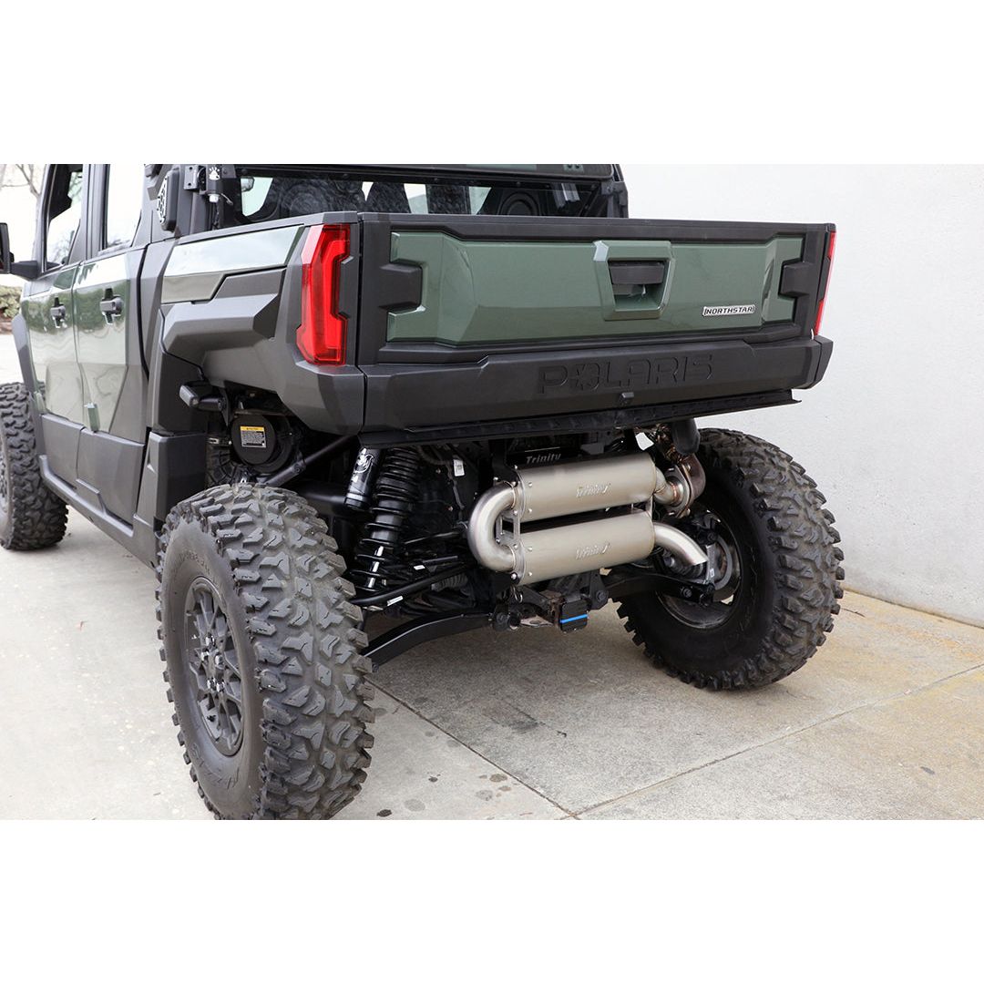 Trinity Racing - 2024+ Polaris Xpedition Dual Muffler Slip On Exhaust