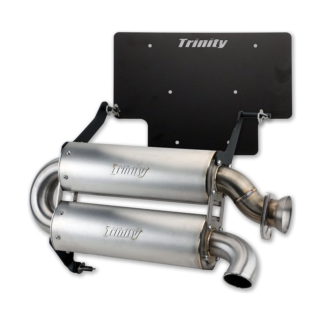 Trinity Racing - 2024+ Polaris Xpedition Dual Muffler Slip On Exhaust