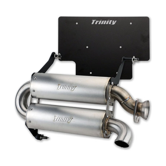 Trinity Racing - 2024+ Polaris Xpedition Dual Muffler Slip On Exhaust