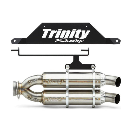 Trinity Racing - 2022-2025 Polaris RZR Pro R Slip On Stainless Steel Exhaust