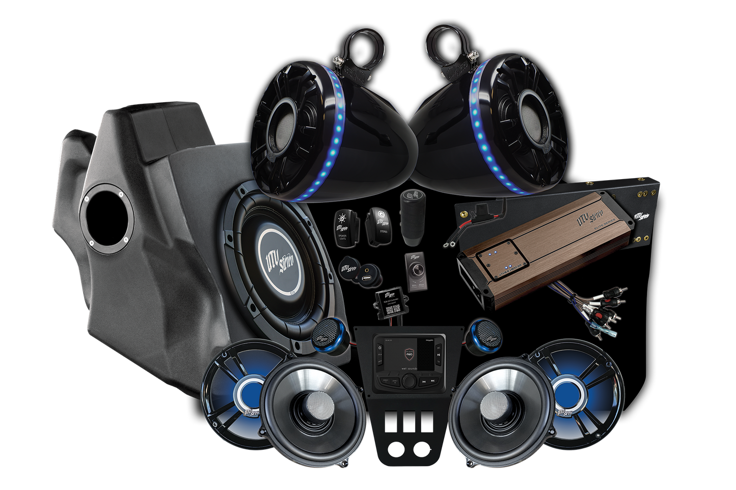 RZRยฎ Pro Series Elite Stage 6 Stereo Kit | UTVS-PRO-S6-E