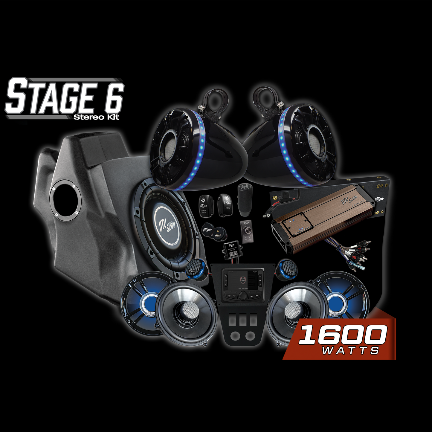 RZRยฎ Pro Series Elite Stage 6 Stereo Kit | UTVS-PRO-S6-E