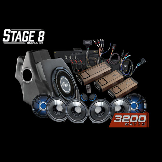 RZRĀ® Pro Series Ride CommandĀ® Stage 8 Stereo Kit | UTVS-PRO-S8-RC