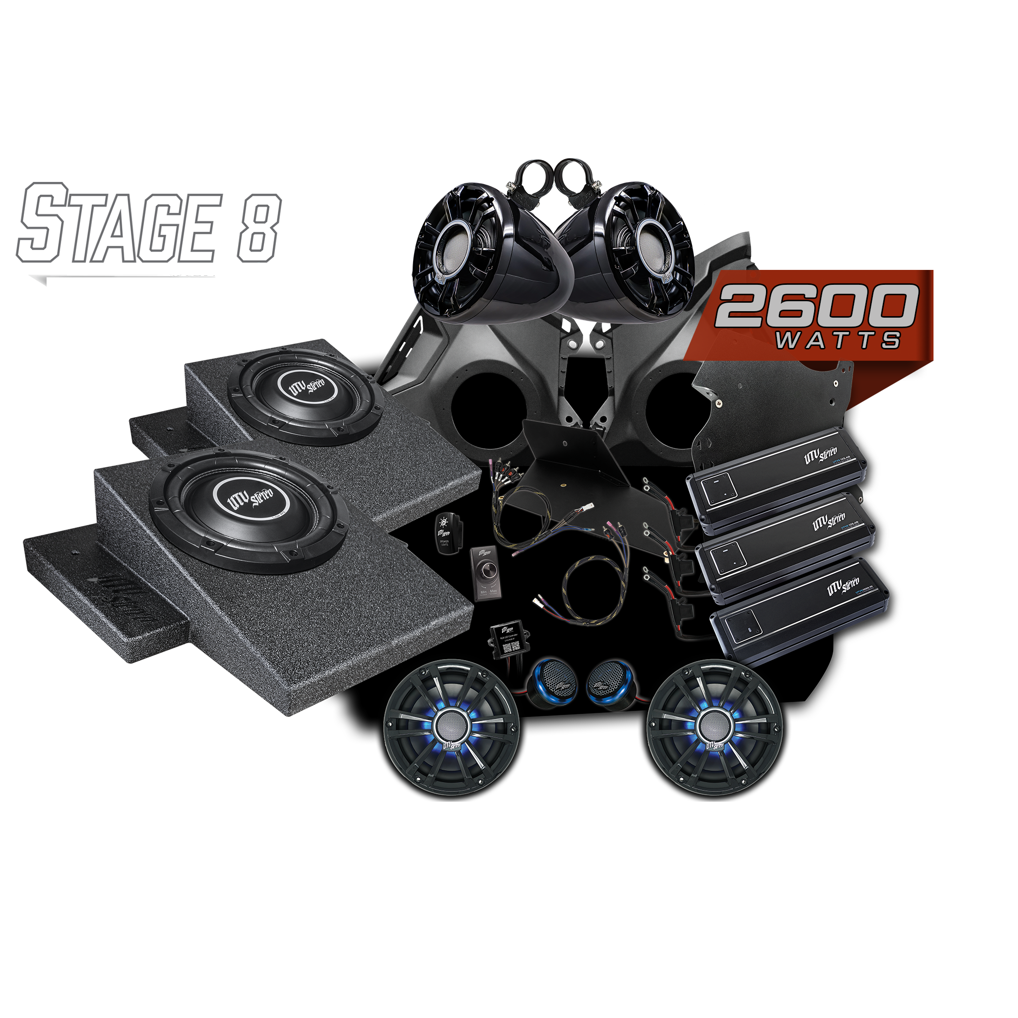 Can-Am Maverick R Signature Stage 8 Stereo Kit