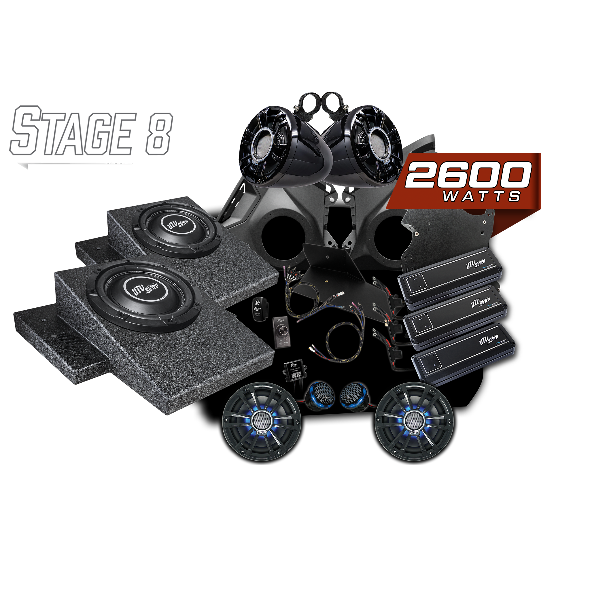 Can-Am Maverick R Signature Stage 8 Stereo Kit