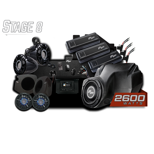 RZRĀ® Signature Series Stage 8 Stereo Kit | UTVS-RZR-S8-S