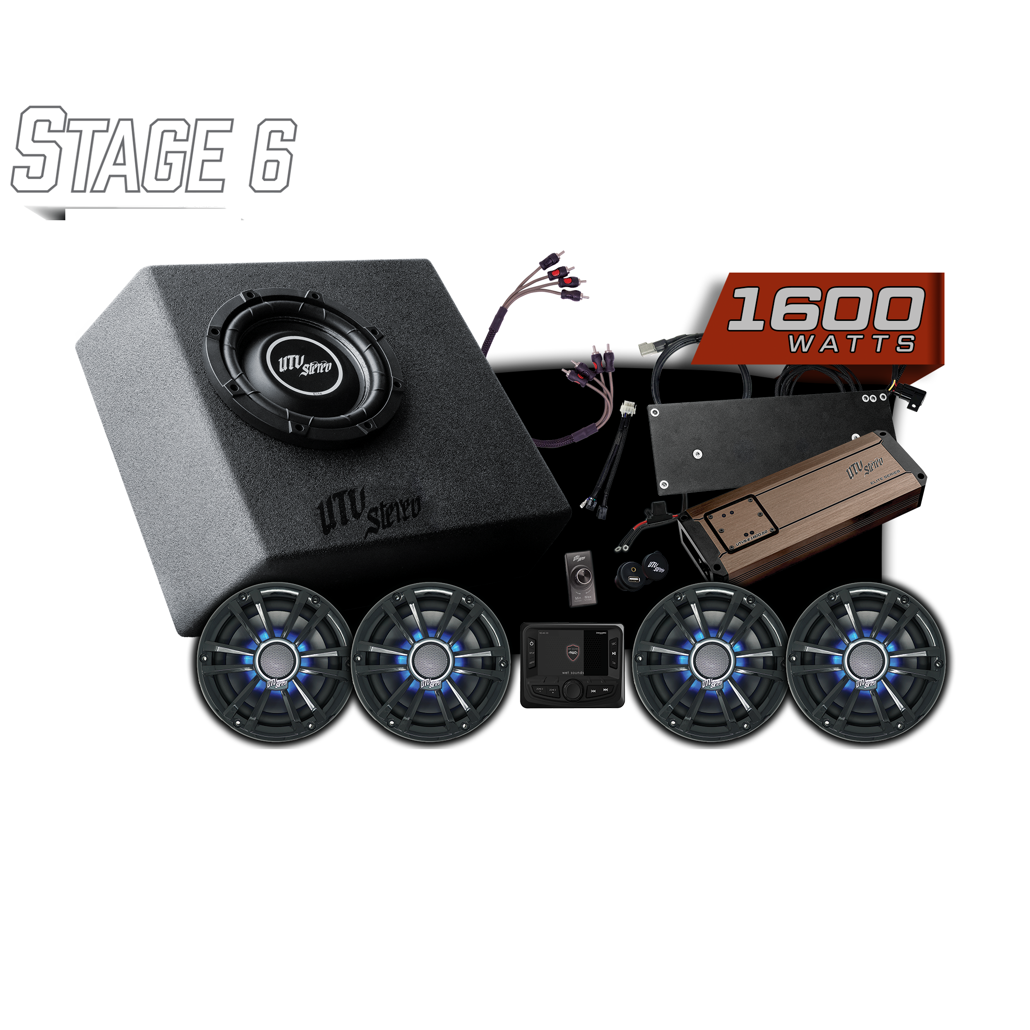 Speed UTV® Elite Series Stage 6 Stereo Kit | UTVS-SPD-S6-E
