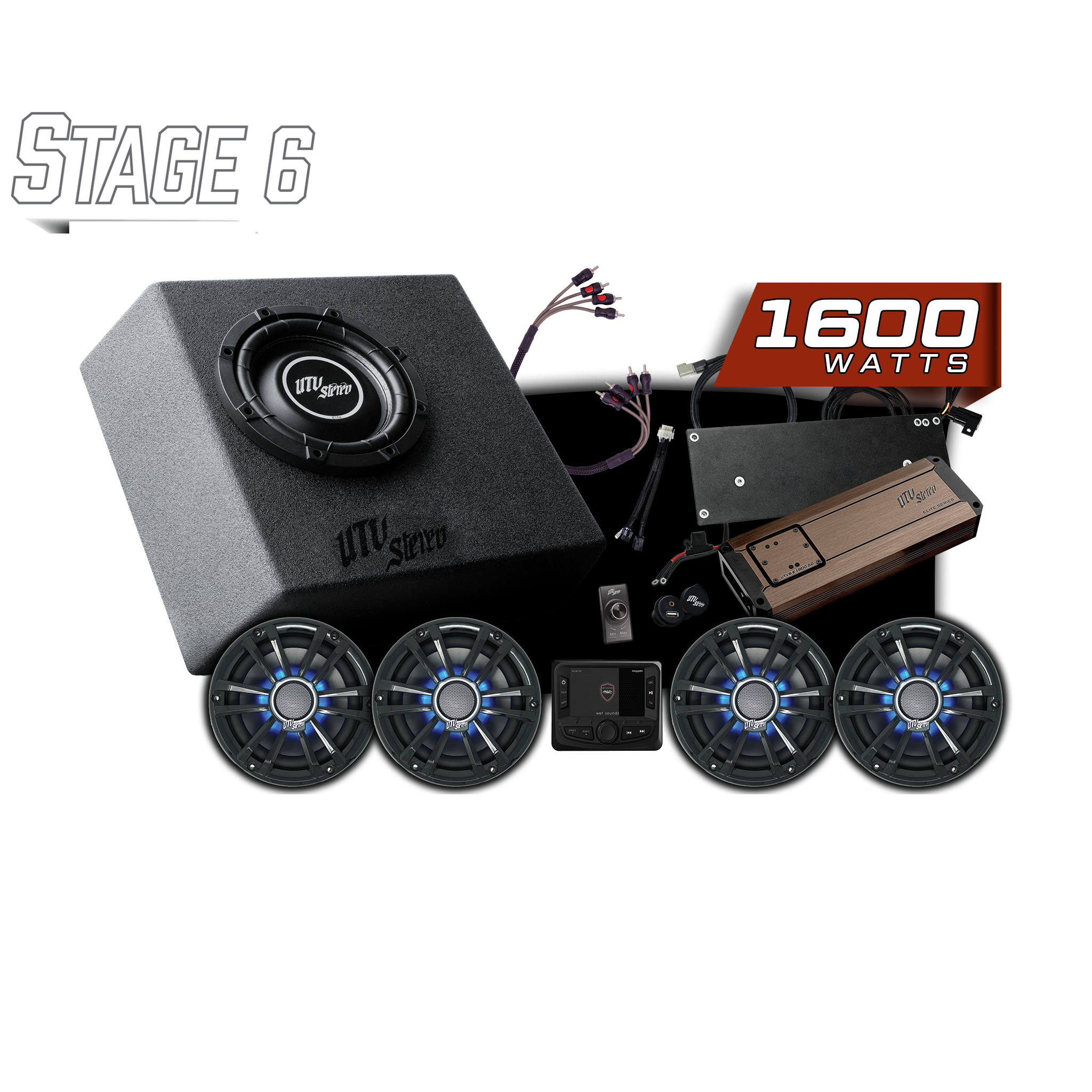 Speed UTV® Elite Series Stage 6 Stereo Kit | UTVS-SPD-S6-E