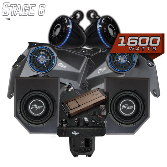 Can-Am® X3 Elite Series Stage 6 Stereo Kit | UTVS-X3-S6-E