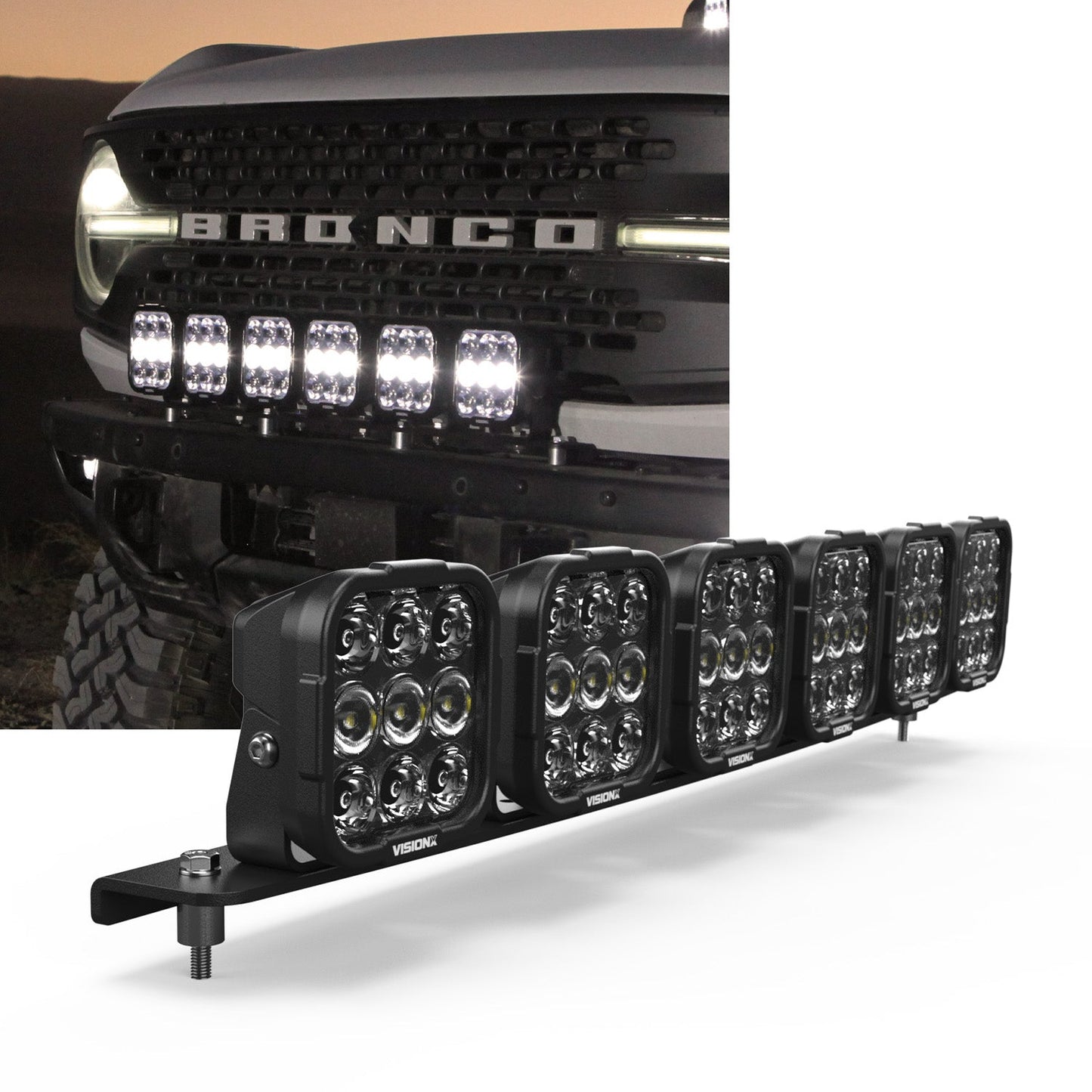 Front Bumper LED Light Kit - Ford Bronco 2021 +