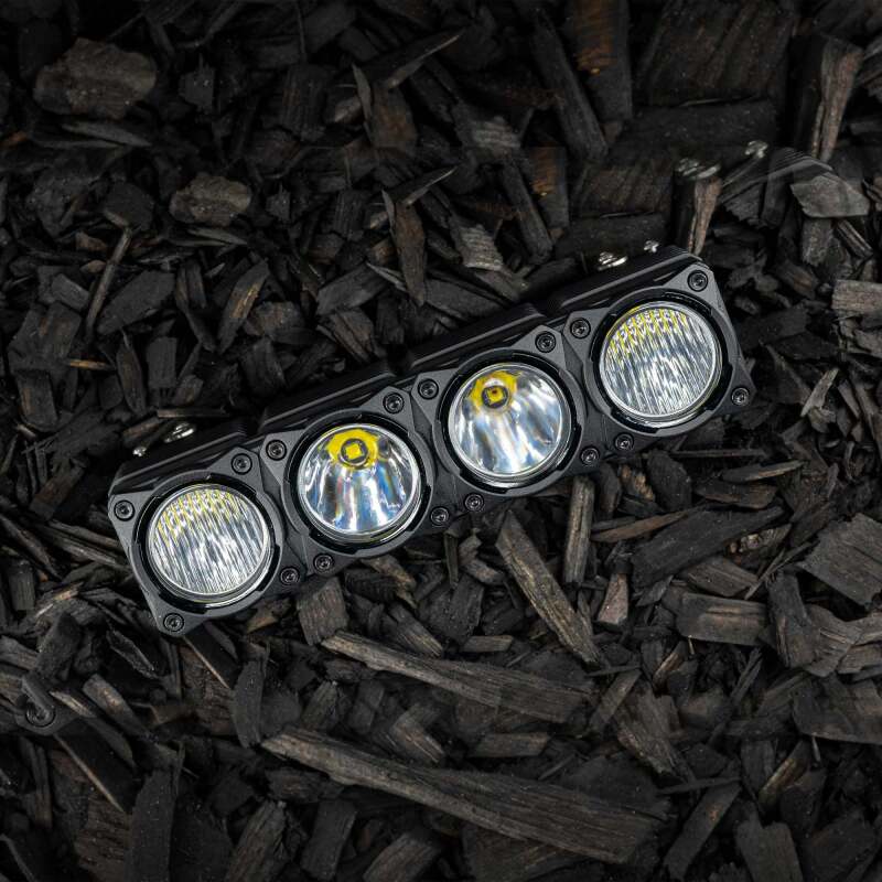 KC HiLiTES FLEX ERA LED Light Bar Bezel Kit for 10in. Segments - Gloss Black
