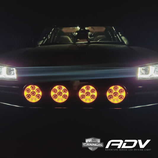 8.7" ADV Light Cannon Kit With Amber Halo