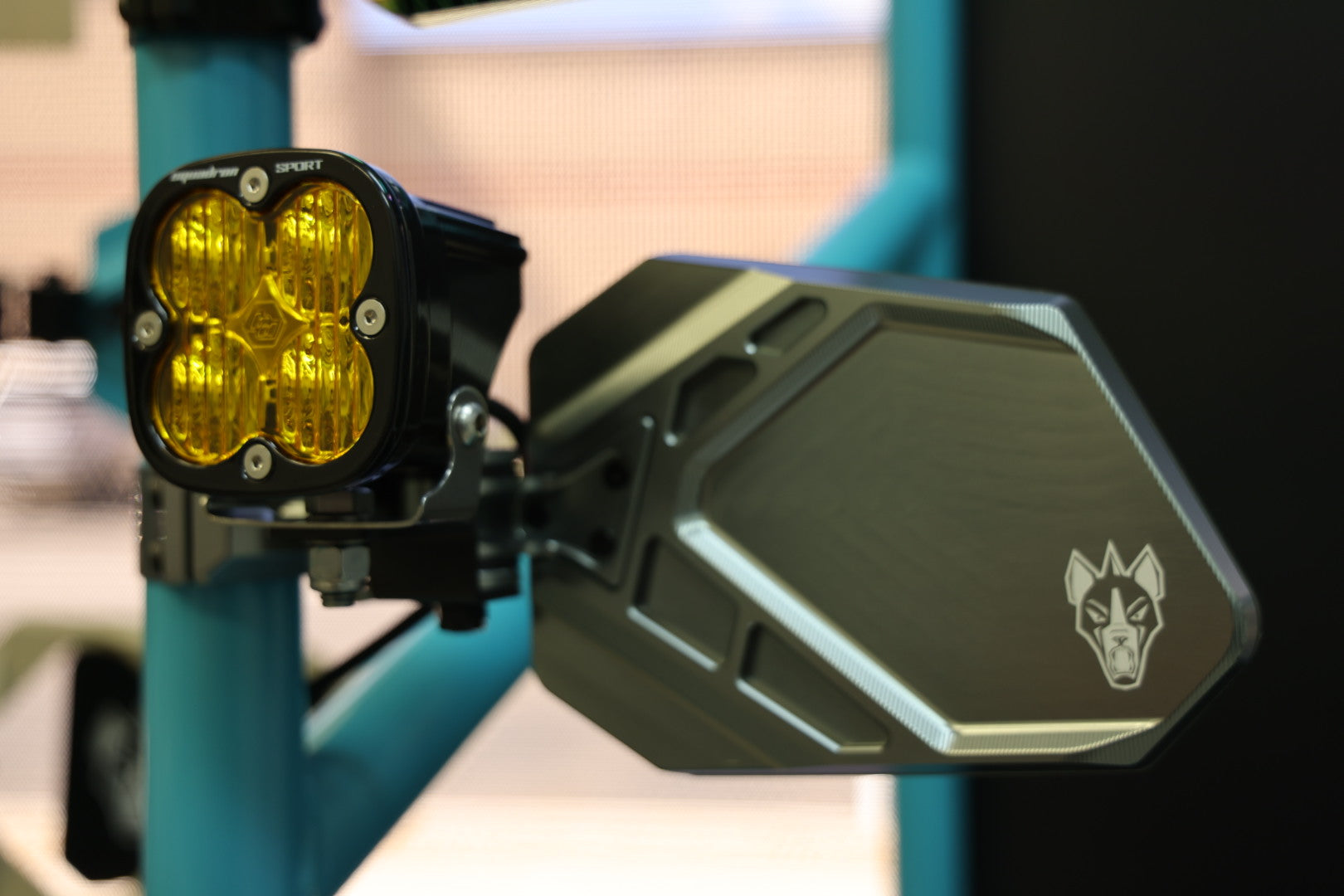 Cuero Pro UTV Side Mirror Titanium