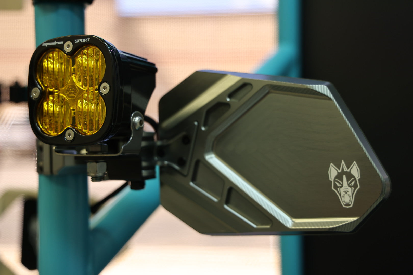 Cuero Pro UTV Side Mirror Titanium