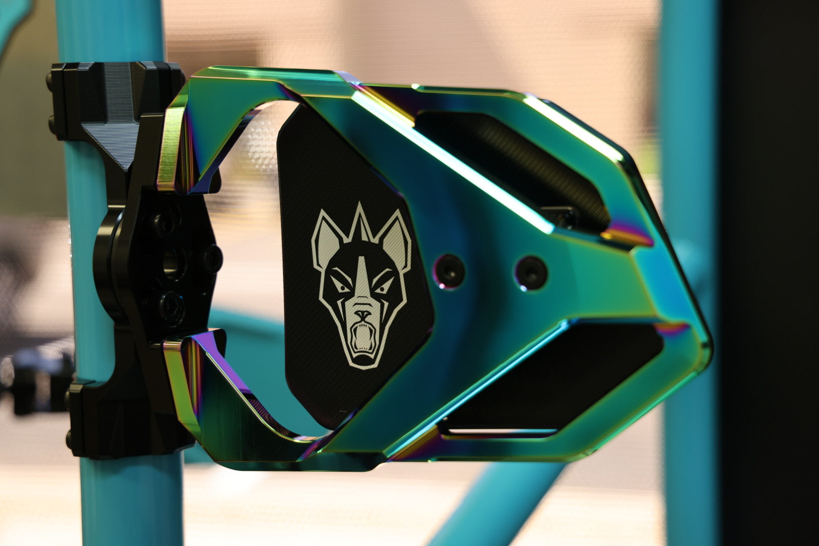 Cuero Race UTV Side Mirror Oil Slick