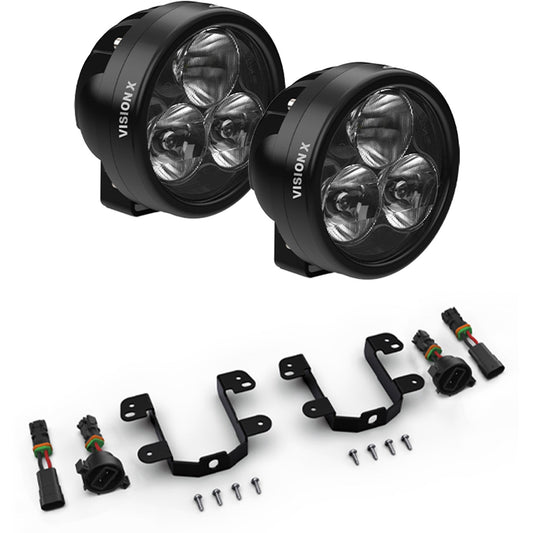 CR-Series Performance LED Fog Light Upgrade Kit - Jeep Wrangler JK, JL & Gladiator JT
