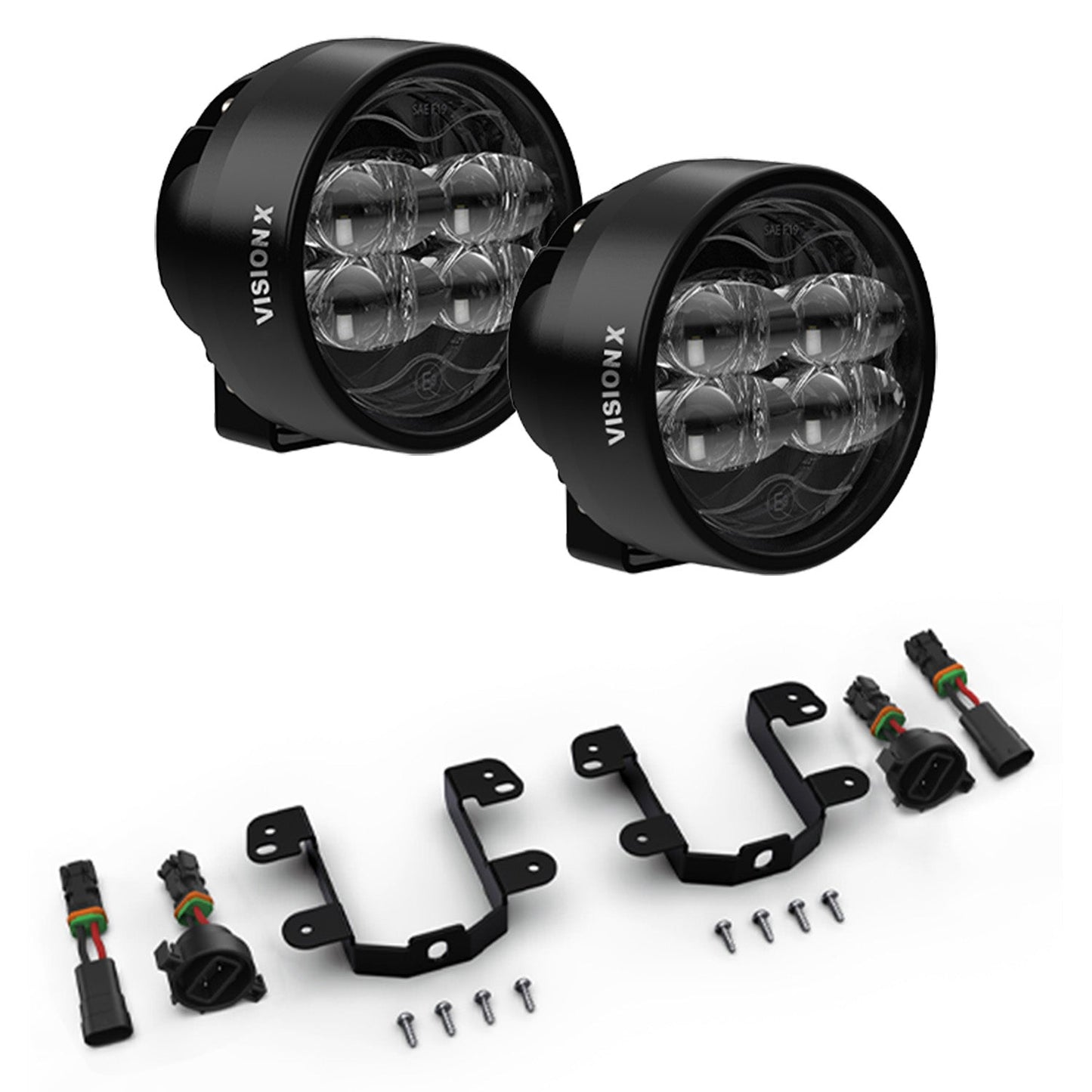 CR-Series Performance LED Fog Light Upgrade Kit - Jeep Wrangler JK, JL & Gladiator JT