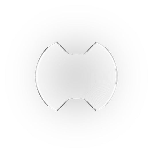 KC HiLiTES SlimLite 6in Light Shield - SAE Driving Beam - Clear