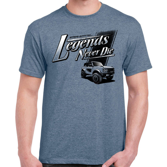 Legends Never Die Bronc T-shirt