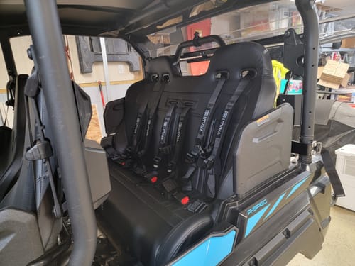 Yamaha Wolverine X4 Rear Bench Seat (2018+) W Harnesses