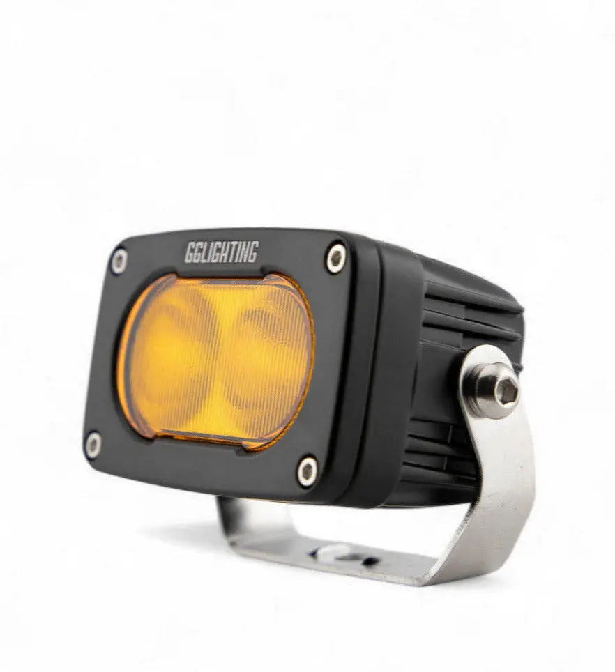 GP10 Flood Offroad LED Pod Amber - safesled